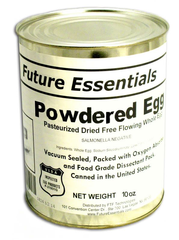 Case Future Essentials Canned Powdered Whole Eggs 12 Cn eBay